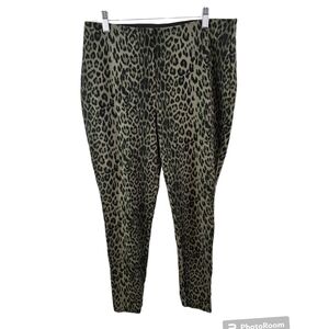 INC International Concepts Size 12 Pull On Animal Print Pants